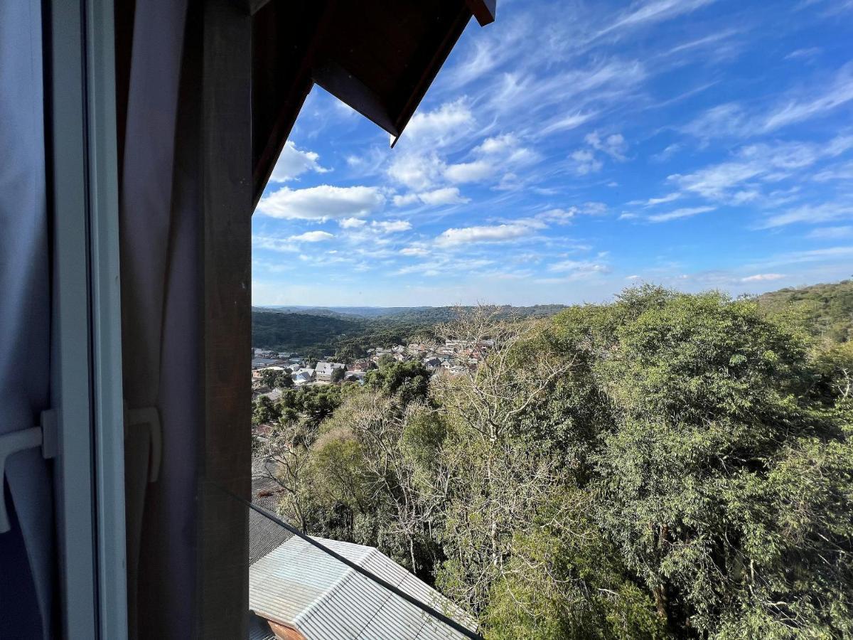 Vista 161 Apto Em Gramado Com Vista Espetacular Exteriör bild