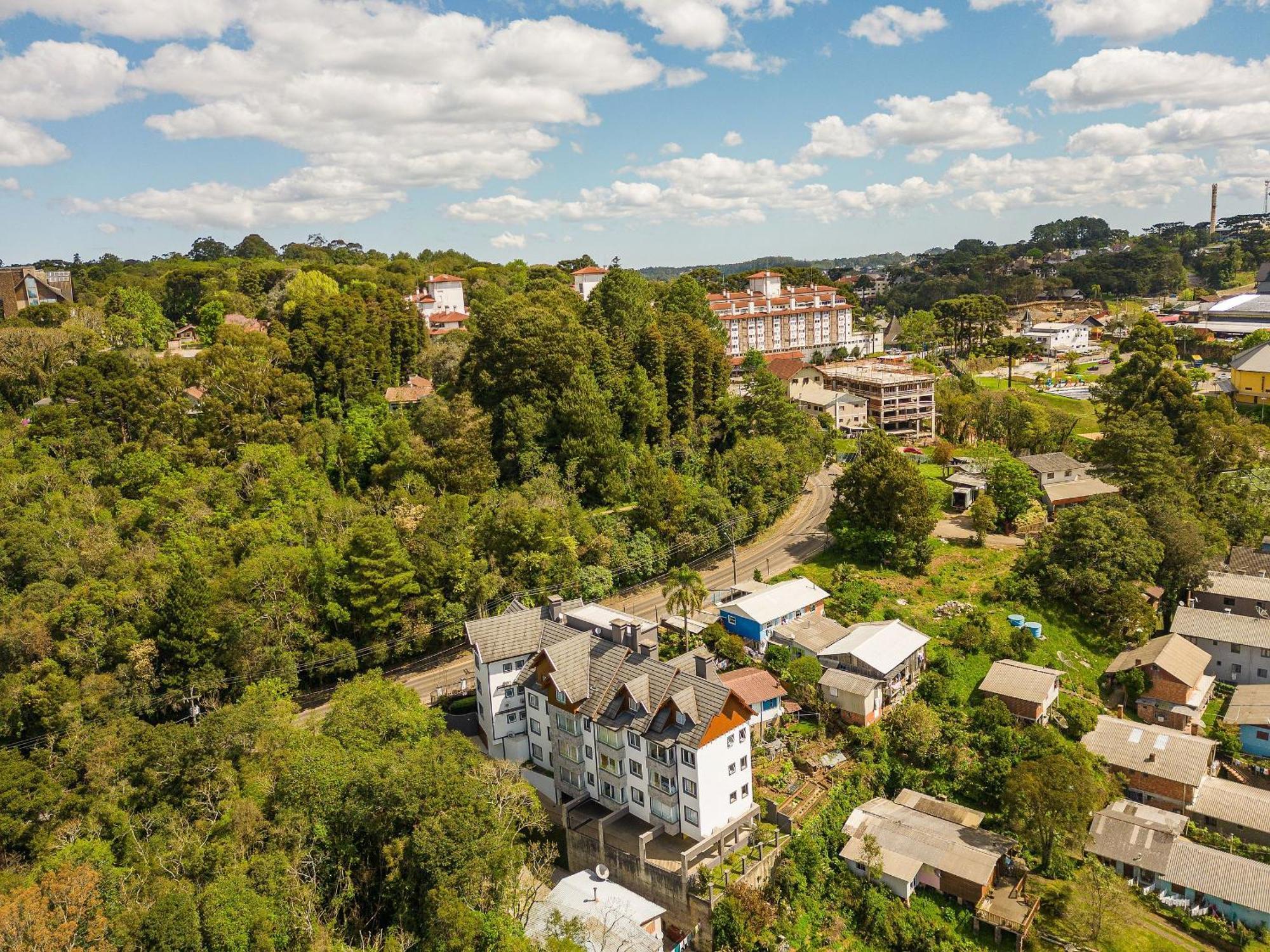 Vista 161 Apto Em Gramado Com Vista Espetacular Exteriör bild